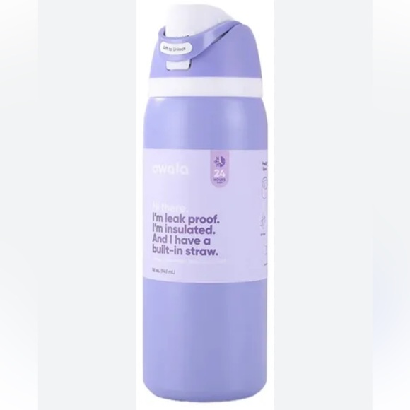 Owala- 32 oz Freesip - Limited Edition purple water bottle cold cup fitness - Picture 1 of 3